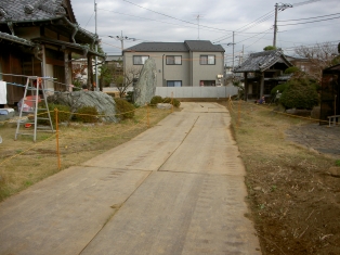 横浜市港南区U邸の庭改修工事 その1