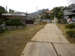 横浜市港南区U邸の庭改修工事 その2