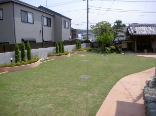 横浜市港南区Ｕ邸の庭改修工事　その４