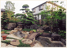 日本庭園の施工